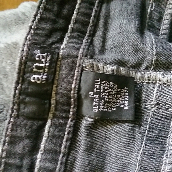 A.N.A. Ultra Tall grey denim boot cut jeans. - Picture 4 of 5